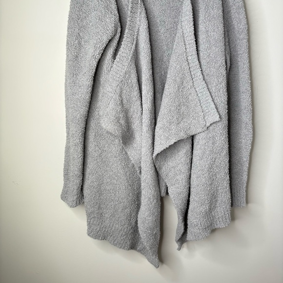 UGG Phoebe Wrap Cardigan Sweater Gray Open Front Soft Cozy Lounge Wear - Picture 3 of 6